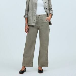 Madewell x MN Dye Studio Perfect Vintage‎ Wide-Leg Carpenter Jeans Size 28 NEW